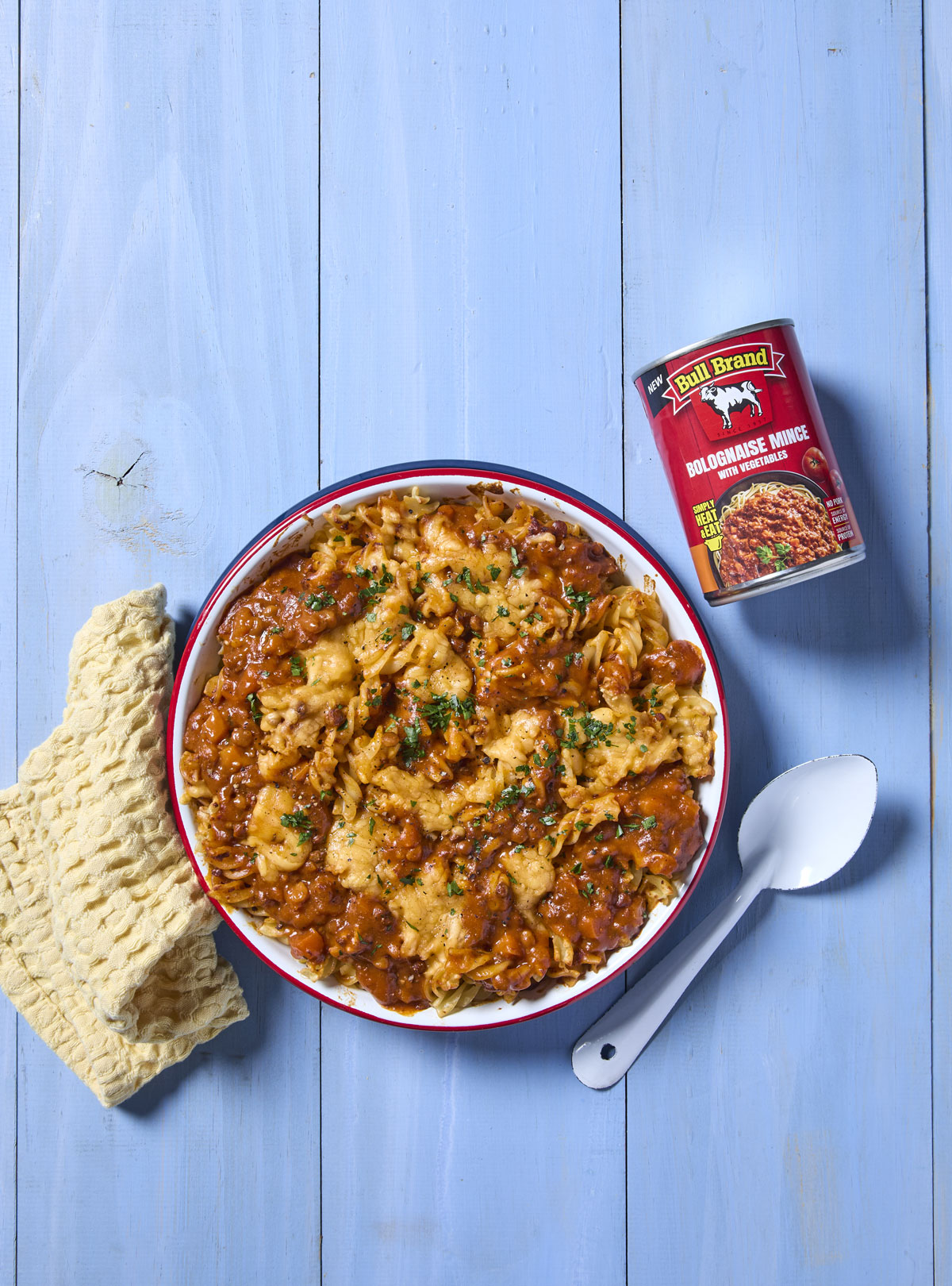 Bolognaise Pasta Bake - Bull Brand