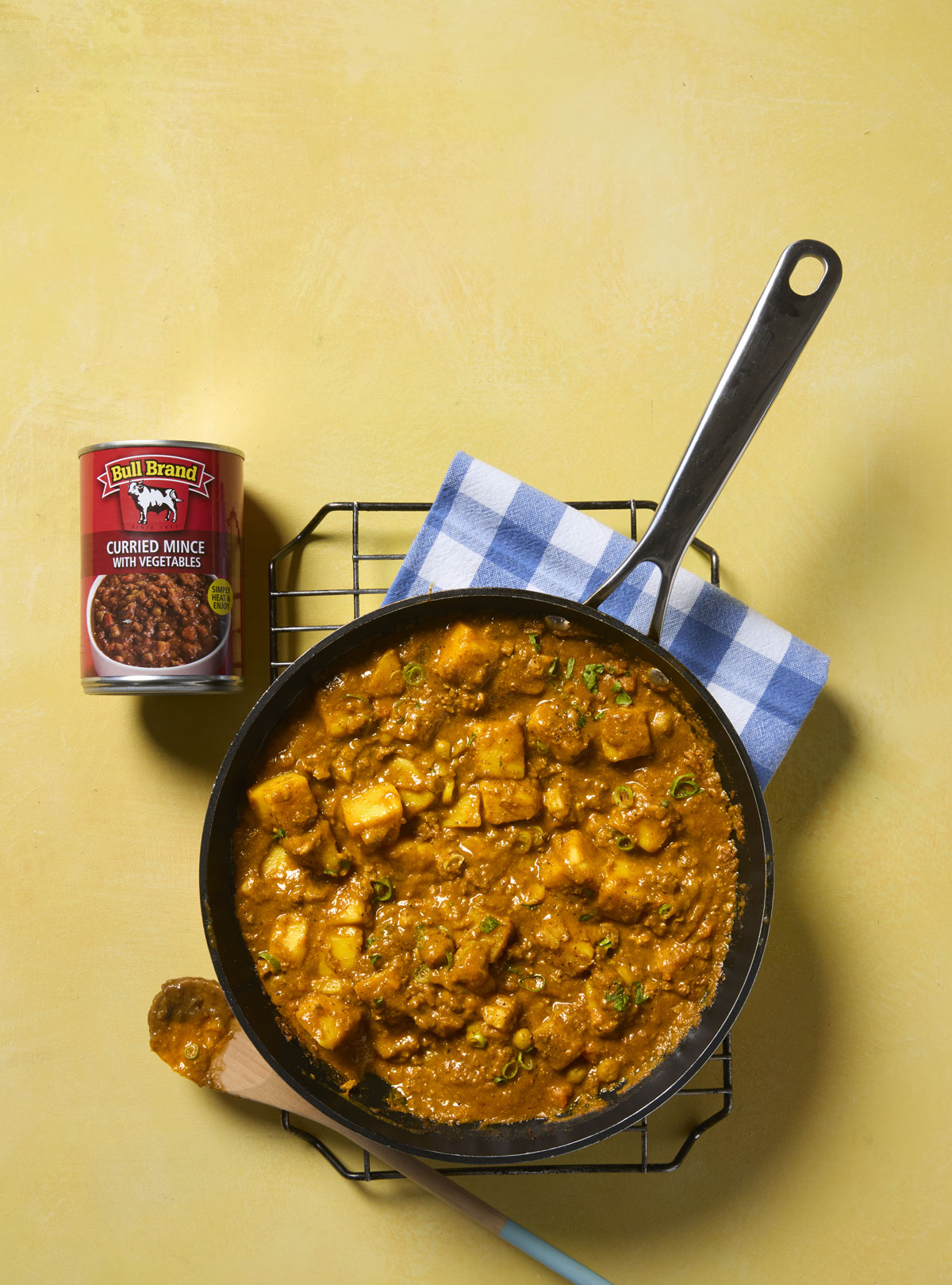 Curried Mince, Pakco Masala, Potato Curry - Bull Brand